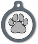 Blucky Wild Paw White Dog Tag large - falatozoo