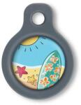 Blucky Waikiki Turquoise Blue Dog Tag small