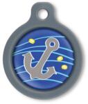 Blucky Pirate Dark Blue Dog Tag medium - falatozoo