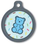Blucky Sweetie Pastel Turquoise Dog Tag large - falatozoo