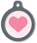 Blucky Heart Rose Dog Tag large