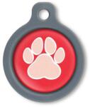 Blucky Wild Paw Red Dog Tag medium - falatozoo