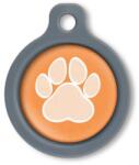 Blucky Wild Paw Orange Dog Tag medium - falatozoo