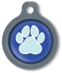 Blucky Wild Paw Dark Blue Dog Tag medium - falatozoo