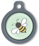 Blucky Bee Lime Green Dog Tag medium - falatozoo
