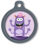 Blucky Beastie Pastel Purple Dog Tag large - falatozoo