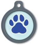 Blucky Wild Paw Pastel Turquoise Dog Tag large