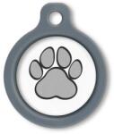 Blucky Wild Paw White Dog Tag medium - falatozoo