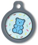 Blucky Sweetie Pastel Turquoise Dog Tag medium - falatozoo