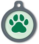 Blucky Wild Paw Pastel Green Dog Tag large - falatozoo