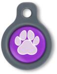 Blucky Wild Paw Purple Dog Tag small - falatozoo