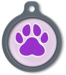 Blucky Wild Paw Pastel Purple Dog Tag large - falatozoo