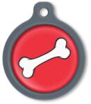 Blucky Bone Red Dog Tag large
