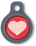 Blucky Heart Red Dog Tag small - falatozoo