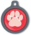 Blucky Wild Paw Red Dog Tag large - falatozoo
