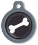 Blucky Bone Black Dog Tag medium - falatozoo