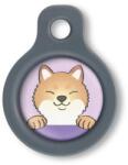 Blucky Happy Pup Pastel Purple Dog Tag small - falatozoo