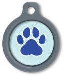 Blucky Wild Paw Pastel Turquoise Dog Tag medium - falatozoo