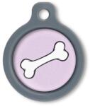Blucky Bone Pastel Purple Dog Tag medium - falatozoo