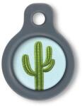 Blucky Cactus Pastel Turquoise Dog Tag small