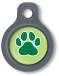 Blucky Wild Paw Lime Green Dog Tag small - falatozoo