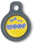 Blucky Graffiti Yellow Dog Tag small - falatozoo