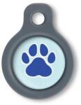 Blucky Wild Paw Pastel Turquoise Dog Tag small - falatozoo