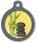 Blucky Bamboo Yellow Dog Tag large - falatozoo