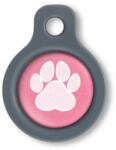 Blucky Wild Paw Dark PInk Dog Tag small