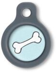 Blucky Bone Pastel Turquoise Dog Tag small