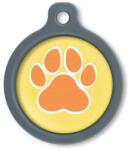 Blucky Wild Paw Yellow Dog Tag large - falatozoo
