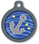 Blucky Pirate Dark Blue Dog Tag large - falatozoo