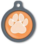 Blucky Wild Paw Orange Dog Tag large - falatozoo