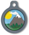 Blucky Colorado Dark Blue Dog Tag medium - falatozoo