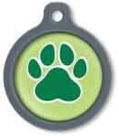 Blucky Wild Paw Lime Green Dog Tag large - falatozoo