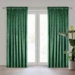 Takoy Draperie gata făcută din velur mat cu greutate de 215 g/m2 140 x 300 cm