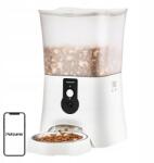 Petsuper PF01-2 WiFi eledeladagoló, 5L, HD 1080P kamera, 5G, fehér (PF01-2)