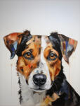 Takoy Panou pentru coaserea unei pături copii Wellsoft fleece 145x110 jack russell terrier