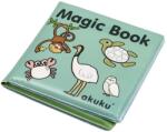 AKUKU Magic vízzel színezhető készségfejlesztő pancsolókönyv - Állatos