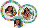  Disney Vaiana Lagoon étkészlet, micro műanyag szett bögrével 350 ml (JVL22265) - kidsfashion