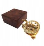 Giftdeco Dollond sárgaréz iránytű fa dobozban SD14/2.5 (SD14/2.5)