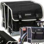 Dunlop Kerékpáros Táska Kerékpár Csomagtartóra Dupla Nagy Tágas Fényvisszaverő (SAKWA ROWEROWA TORBA NA ROWER NA BAGAŻNIK)