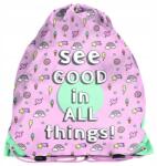 PASO Iskolatáska cipőkhöz, menta rózsaszín (PP20GT-712)