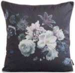 Takoy PREMIUM Kétoldalas bársony díszpárnahuzat virágmintával és díszes szegéllyel-HF-458002