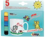  Marker készlet porcelánhoz 5 db (üveg és porcelán jelölők)