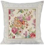 Takoy Gobelin díszpárnahuzat szőtt virágmintával