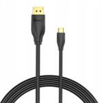 Vention USB-C - DisplayPort kábel, 2m, 8K HD, fekete (CGYBH)