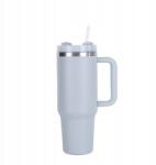  Thermo Bögre Szívószállal 1200ML Thermo Bögre Szívószállal Szürke