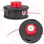  Fűkasza bozótvágó kézi befűzős fémbetétes damilfej M10x1.25 (Fd-11)