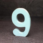  Fa asztalszámok fehér 9-es 1db/csomag - csinaldmagadshop